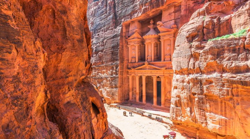 The Treasury Al-Khazneh in Petra Jordan - Misbah Center Travel Guide