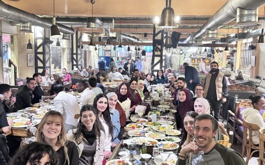 International students practicing Arabic in Amman Jordan