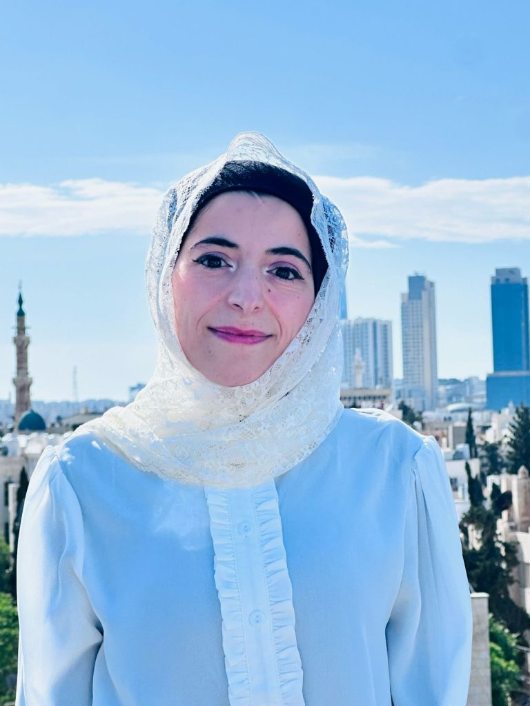 A captivating portrait of Teacher Anan Al Nadi, a guide to the Arabic language in Amman, Jordan 